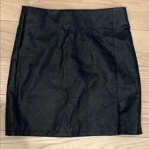 Topshop Black Pencil Skirt